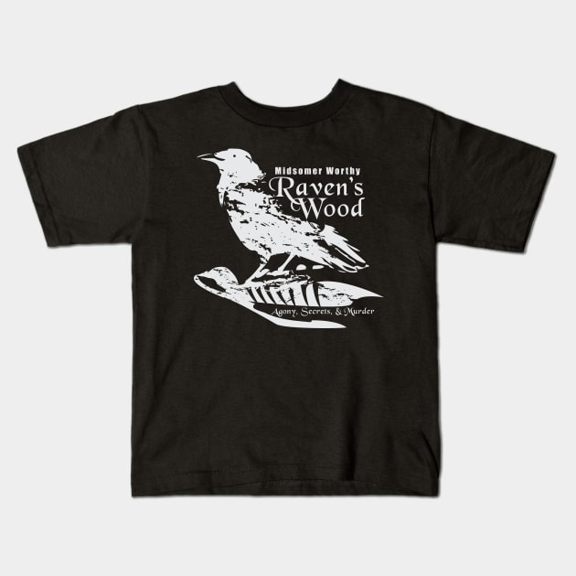 Ravens Wood: Agony, Secrets, & Murder! Kids T-Shirt by Sandi Van Winkle_Illustration